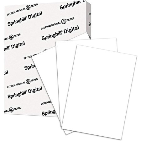 SPRINGHILL Paper, 8.5X11, Index, 250, Wh Pk SGH015101
